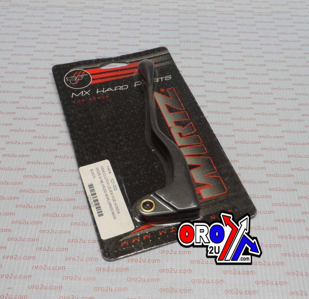 WIRTZ CLUTCH LEVER BLADE BLK., WIRTZ 121-002 OEM TYPE BLACK