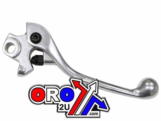 LEVER BLADE BRAKE 07-19 YZF250, FORGED SILVER SHORT ALUMINIUM