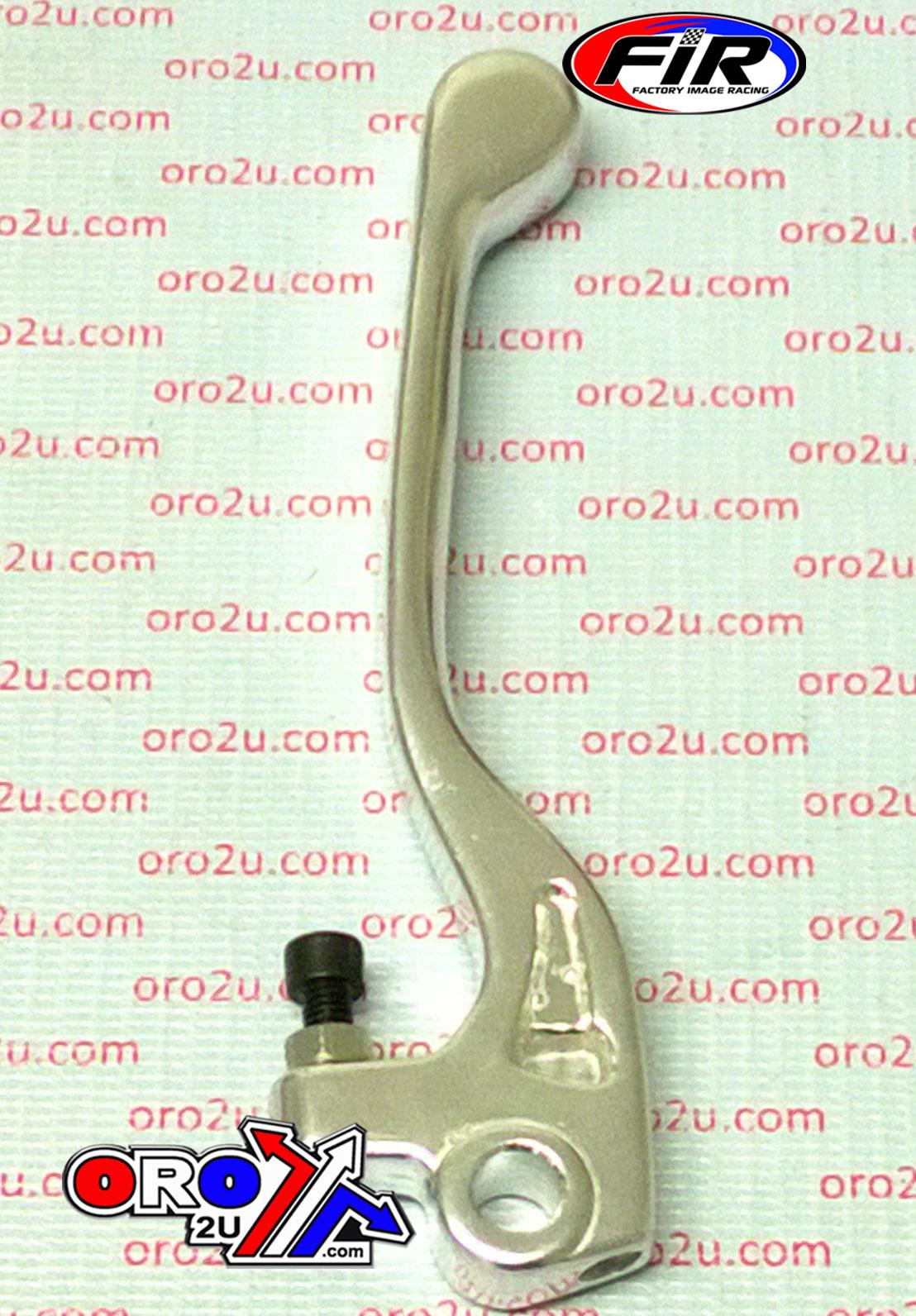 LEVER BLADE BRAKE SHORT SILVER, FORGED ALUMINIUM 93-96 KX