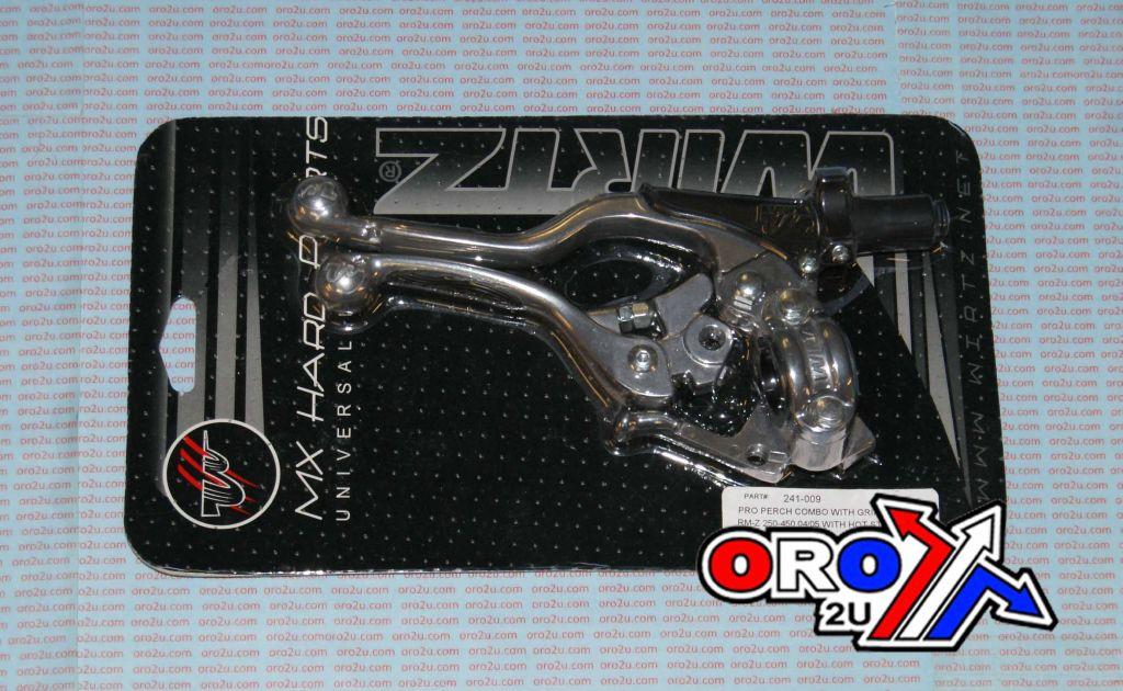 LEVER COMBO SET GRIP BLK 4-STK, WIRTZ 241-007 PRO PERCH BLACK