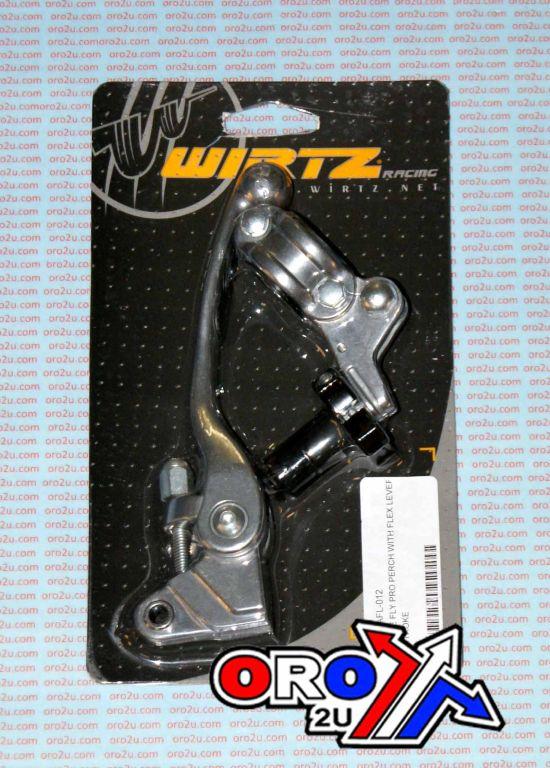 LEVER CLUTCH FLEX GRIP BLACK, WIRTZ AFL-012 PRO PERCH 2-STK
