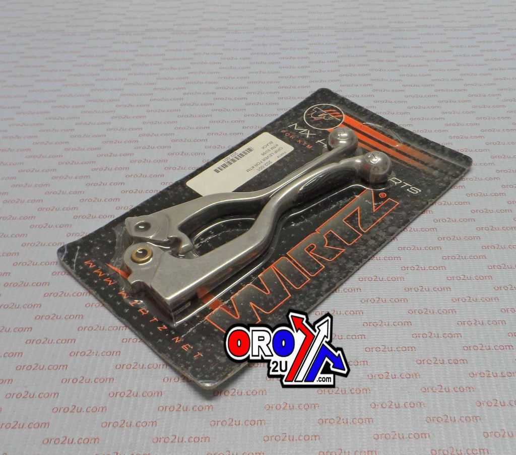 LEVER BLADE SET BLACK GRIP, WIRTZ 202-001 FORGED KTM