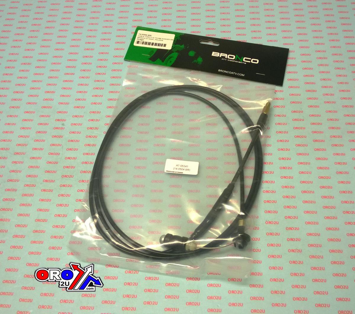 CABLE THROTTLE THUMB RANGER 500 4X4 11-12, BRONCO AT-05341, POLARIS, 7081675