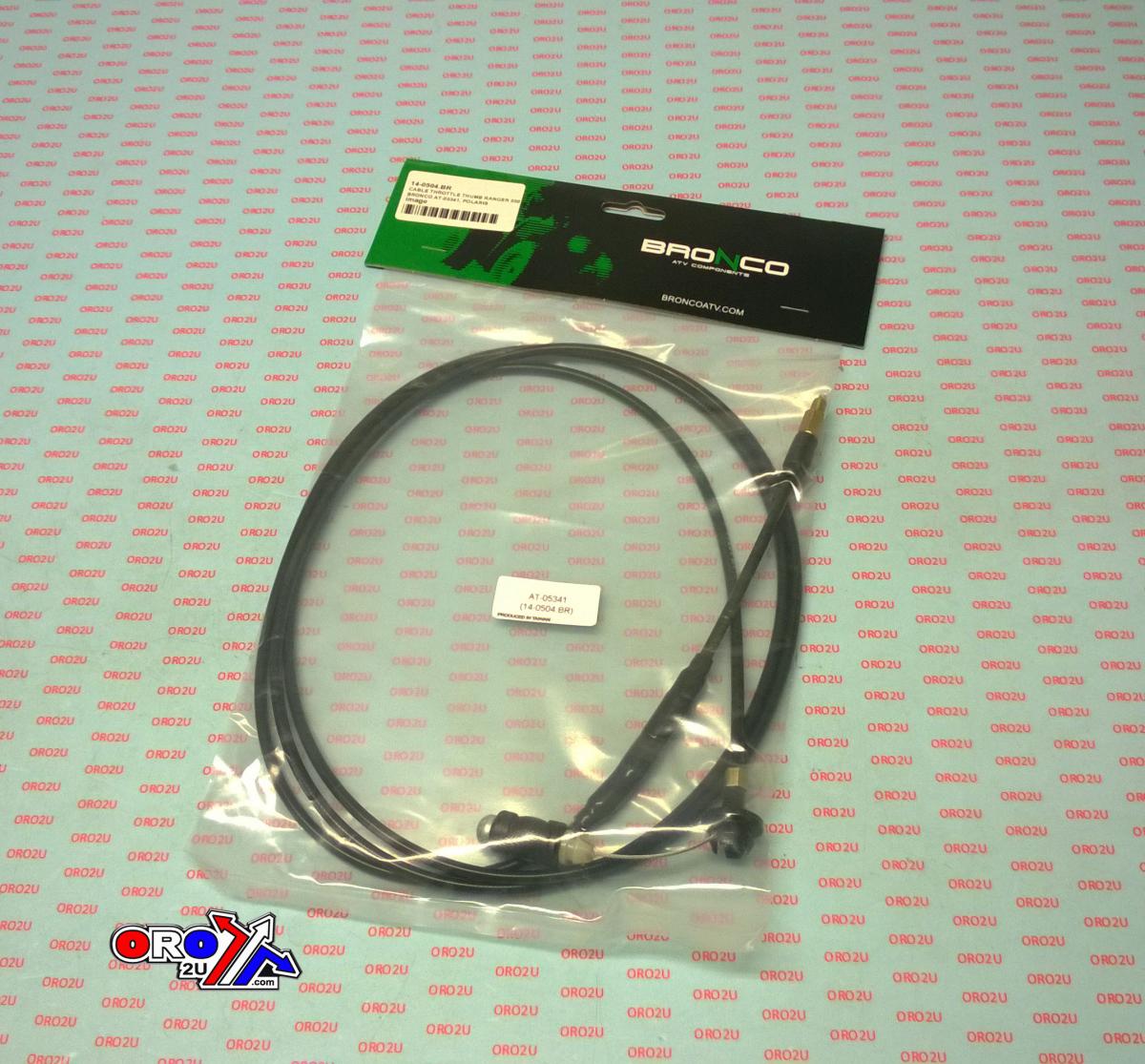 CABLE THROTTLE THUMB RANGER 500 CREW, BRONCO AT-05344, POLARIS, 7081644