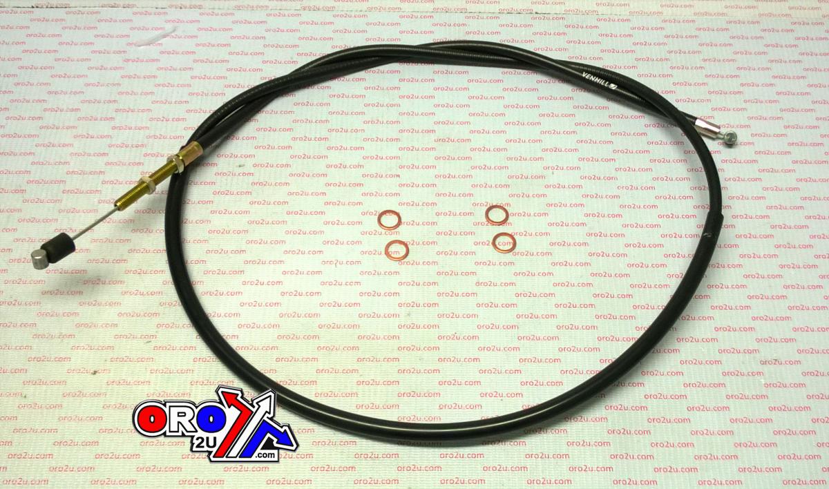 CABLE FRONT BRAKE CR250 81, VENHILL H02-1-012 BLACK HONDA, 45450-KA4-000