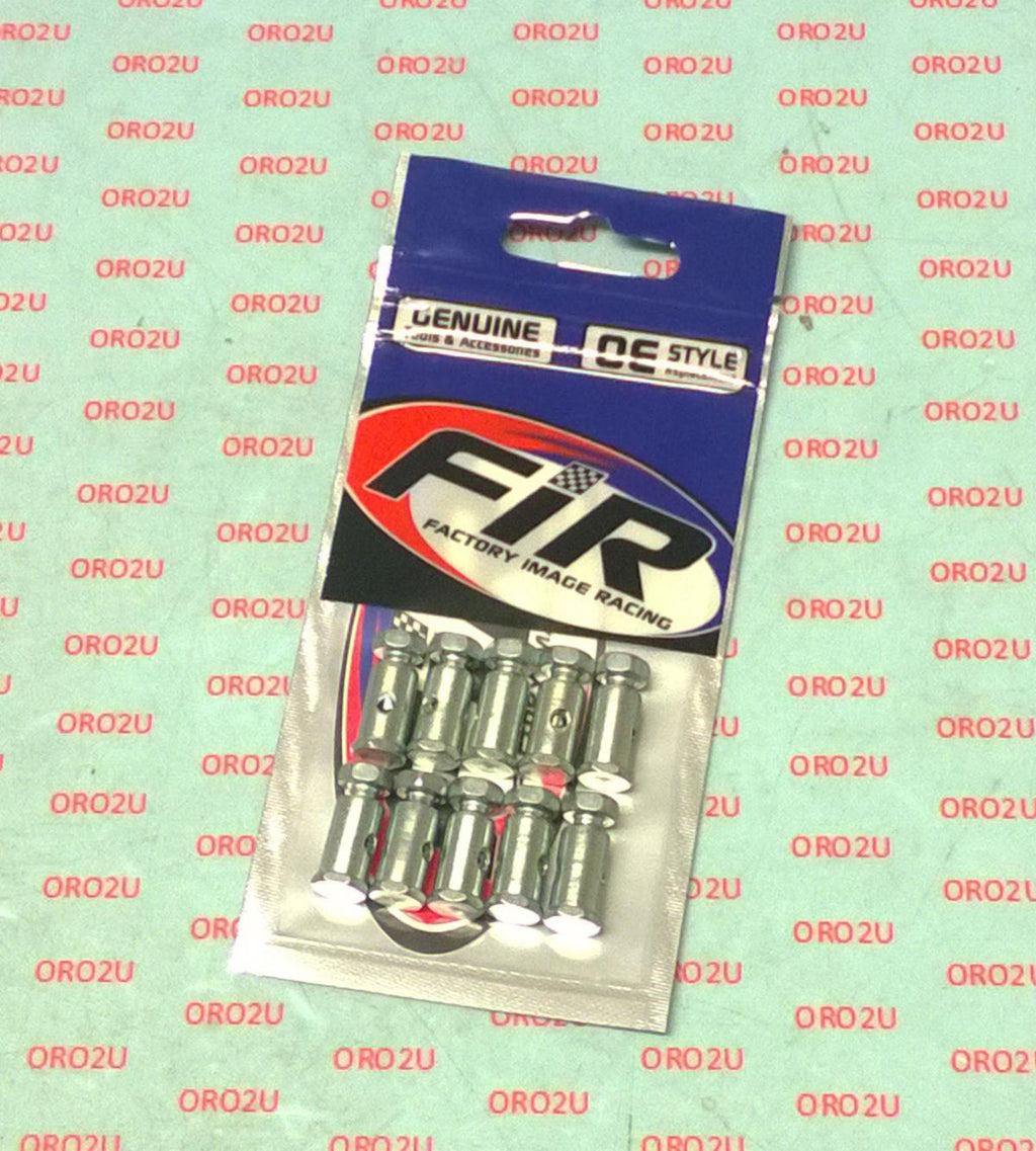 SOLDERLESS BARREL NIPPLES DIA 8mm x15mm BNS8 - PACK OF 10