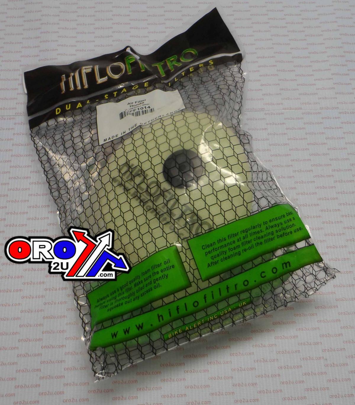 AIR FILTER 02-09 CR125 CR250, HIFLO HFF1014 HONDA MX