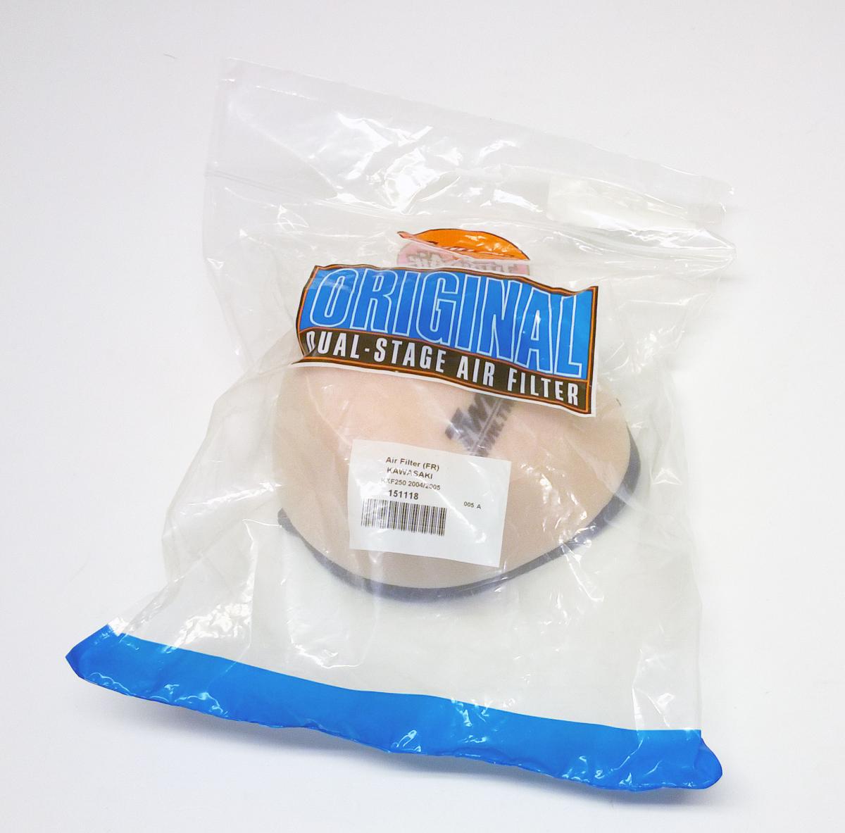 AIR FILTER KXF250 RMZ250 04-05, TWINAIR 115118FR BACKFIRE
