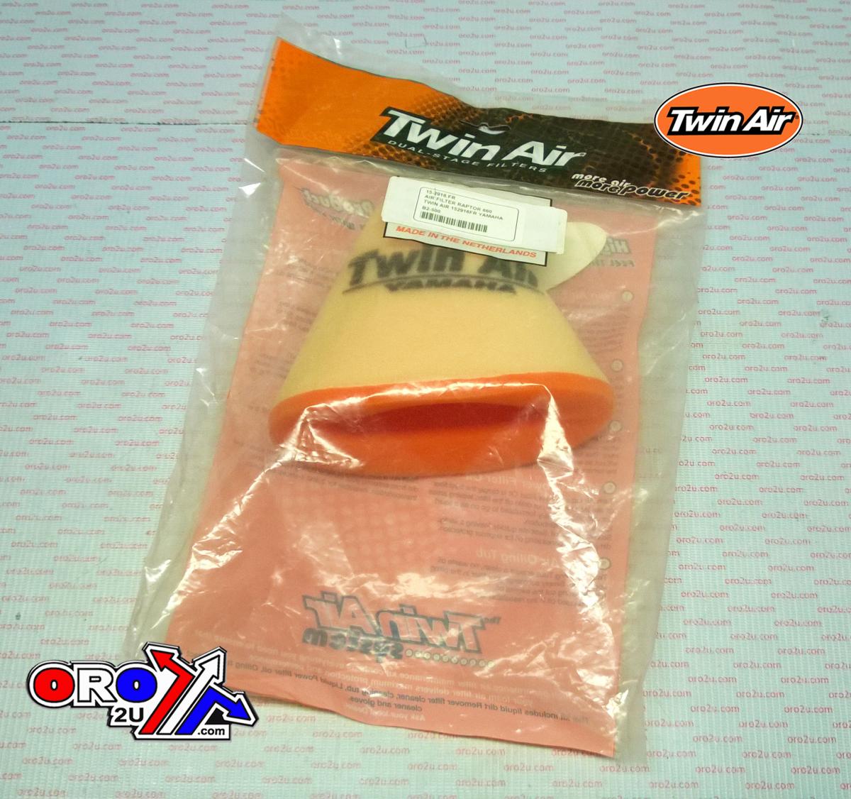 AIR FILTER RAPTOR 660, TWIN AIR 152916FR YAMAHA