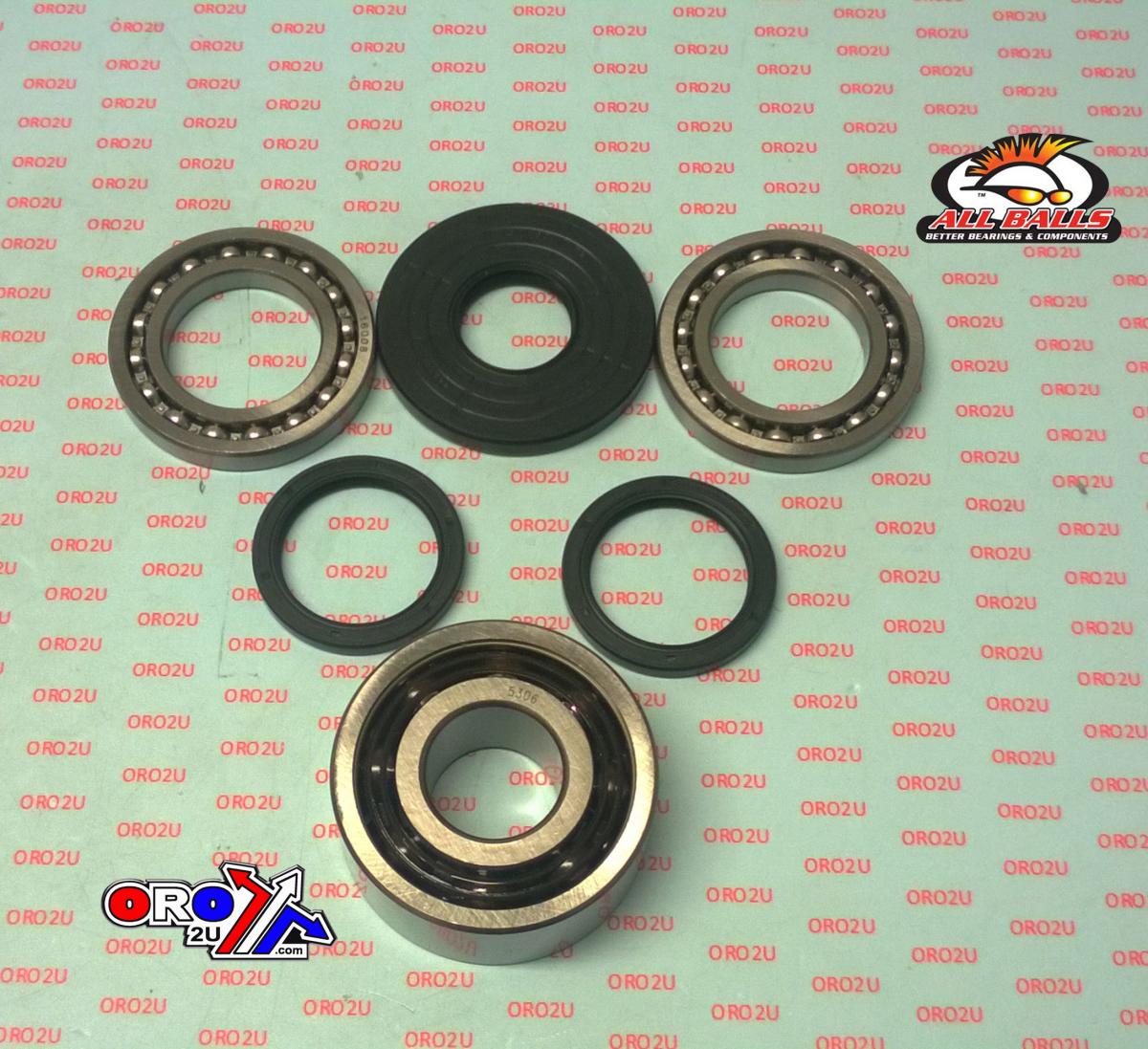DIFFERENTIAL BEARING & SEAL KIT FRONT POLARIS, ALLBALLS 25-2115