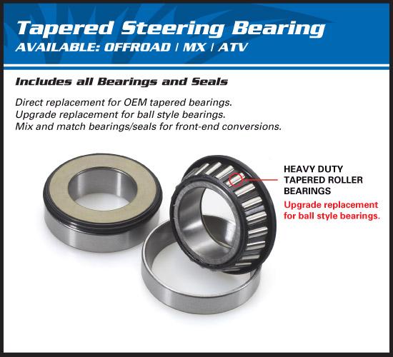 STEERING BEARING KIT ALLBALLS, ALLBALLS 22-1065 HONDA