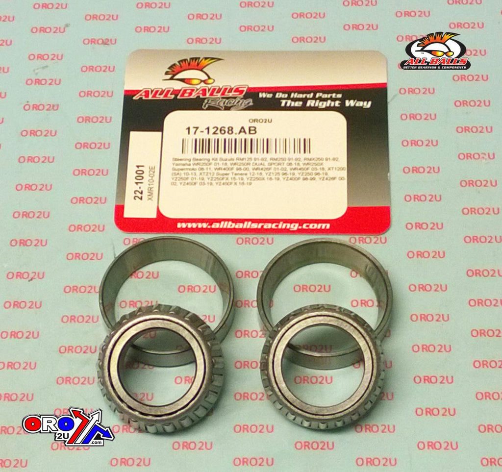 STEERING BEARING KIT ALLBALLS, ALLBALLS 22-1001 SUZUKI YAMAHA