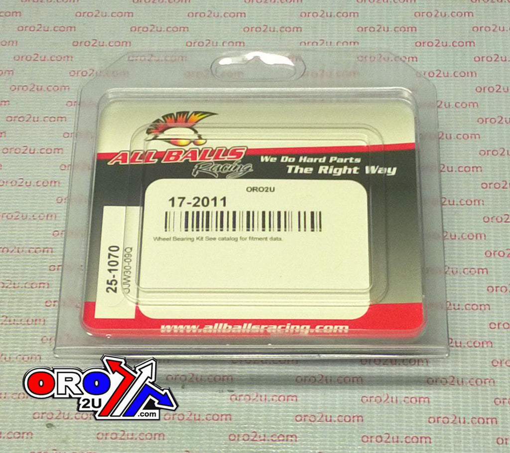 WHEEL BEARING KIT FRONT & REAR 77-21 APR/BETA/BMW/CAG/GAS/HON/KAW/SHER, ALLBALLS 25-1070 DIRT/ROAD