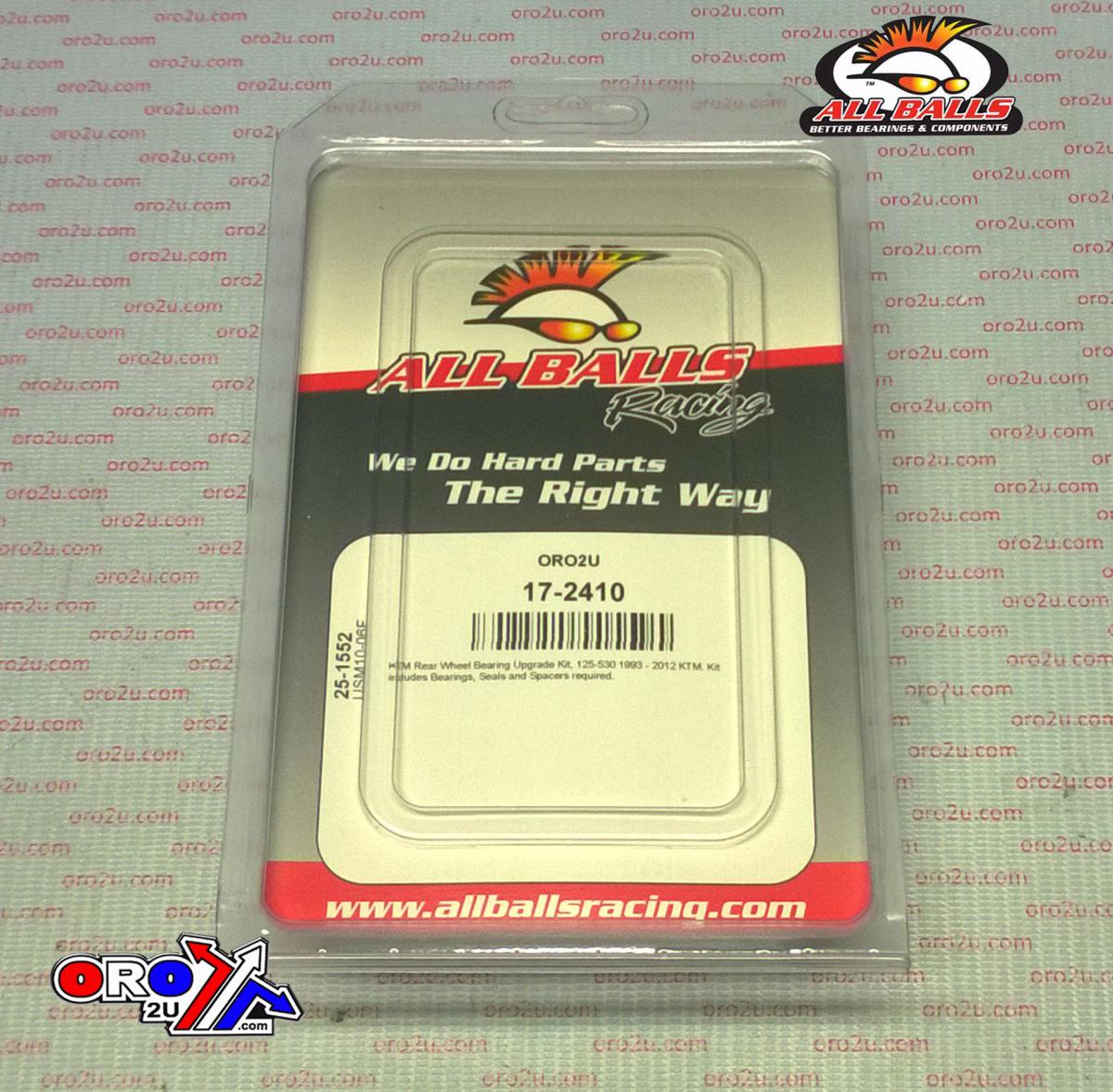 WHEEL BEARING KIT REAR 93-22 HUSA/HUSKY/KTM/YAM, ALLBALLS 25-1552 DIRT