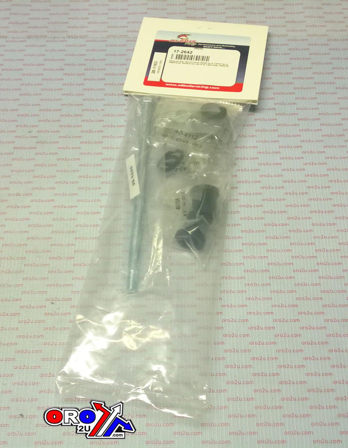 SWINGARM BUSH KIT CRF50, ALLBALLS 28-1163 HONDA XR50