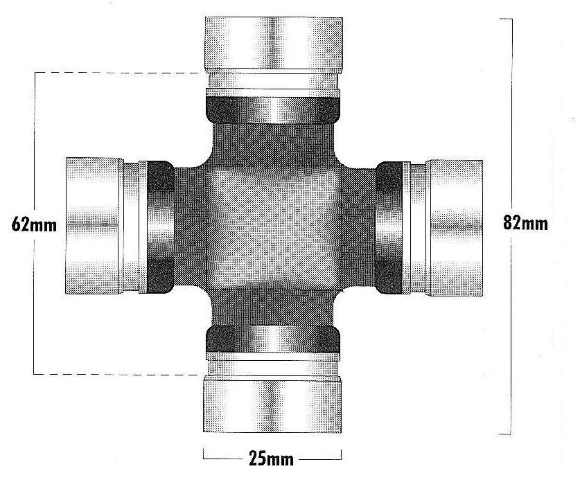 UNIVERSAL JOINT POLARIS, BRONCO AT-08501ATV503