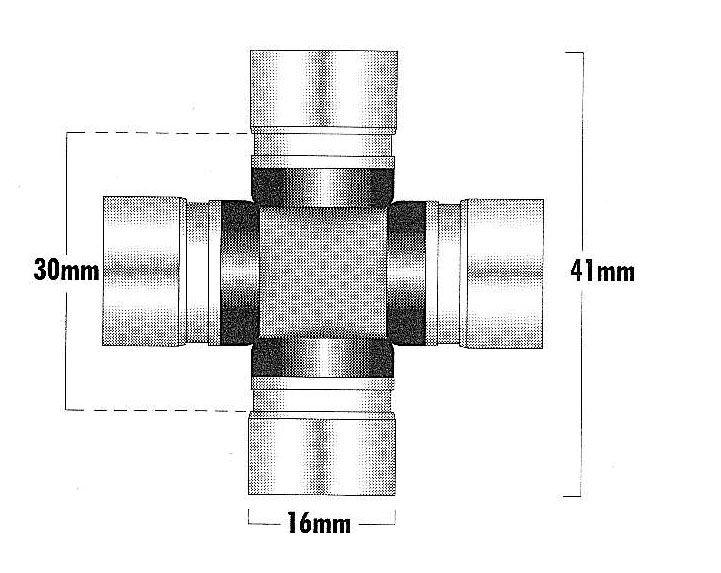 UNIVERSAL JOINT KAWASAKI, ALLBALLS 19-1010 ATV700