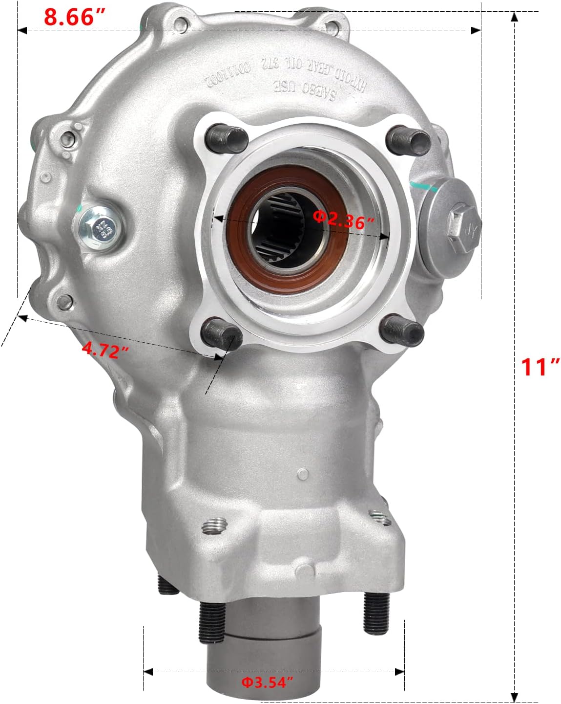 REAR DRIVE DIFFERENTIAL HONDA TRX 400 450 500 FA FW FE 01-14 FOURTRAX FOREMAN RUBICON 41300-HP0-B80