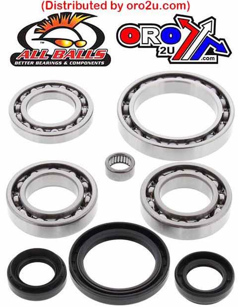 DIFFERENTIAL KIT FRONT YAMAHA, ALLBALLS 25-2044
