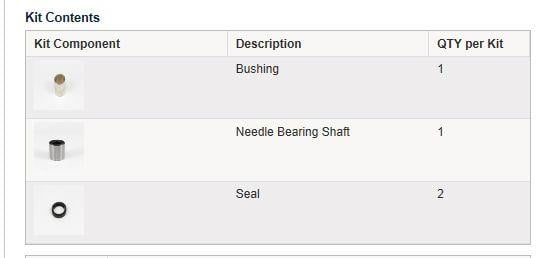 LOWER SHOCK BEARING KIT 85-13 HONDA 80 100 CRF XR 29-5017 MX-04391 52486-GN1-000 91263-GN1-003 52452-GN1-000