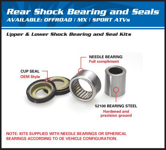 LOWER SHOCK BEARING KIT CRF, ALLBALLS 29-1023 CRF150R 07-18