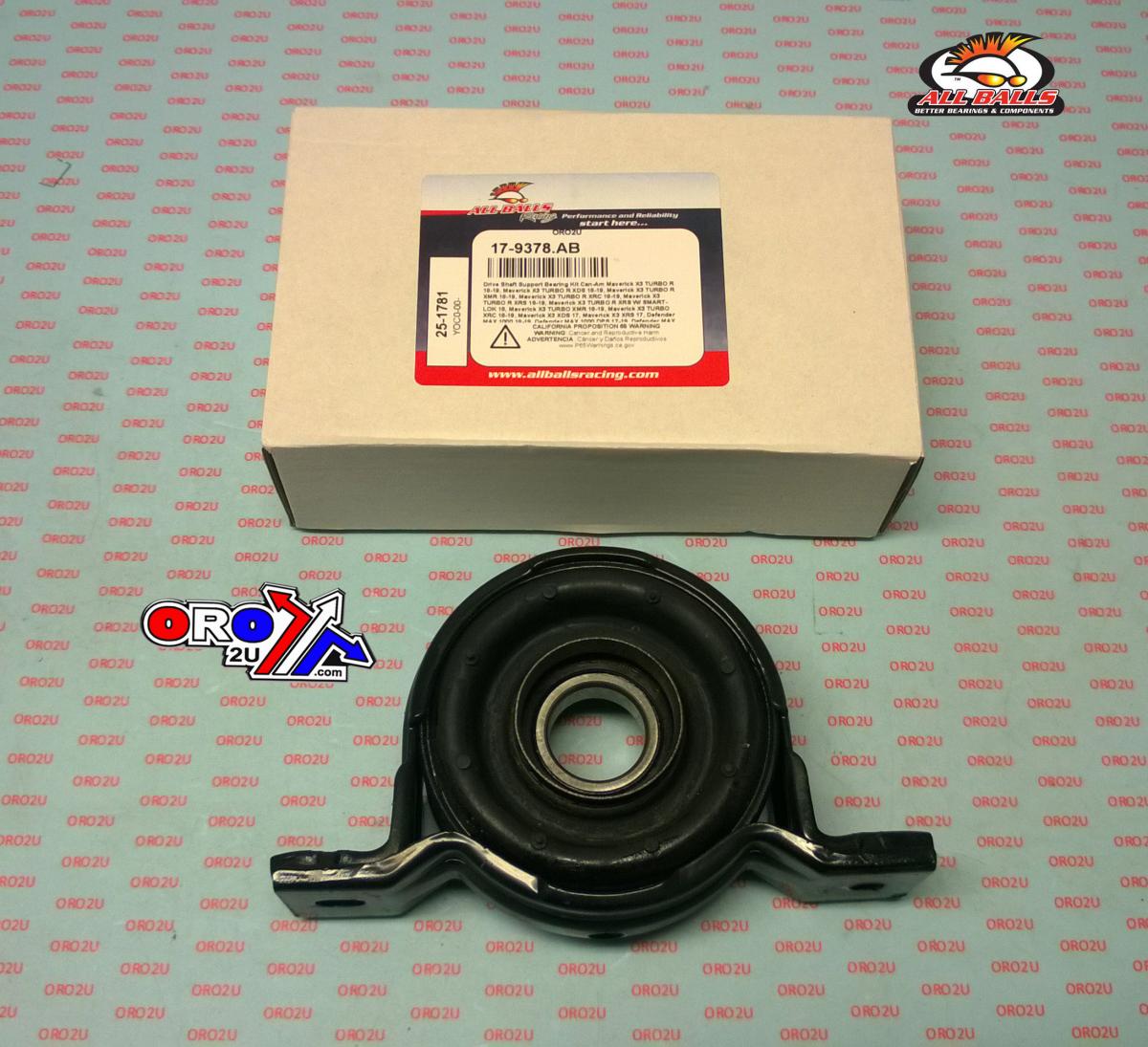 DRIVE SHAFT SUPPORT BEARING KIT, ALLBALLS 25-1781 CAN-AM
