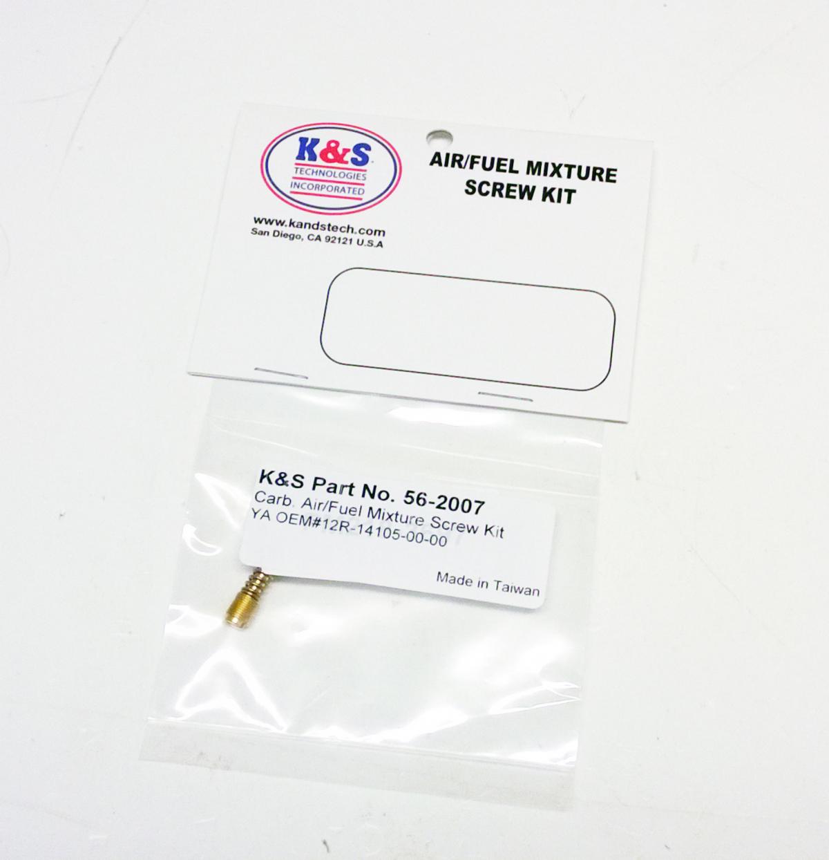AIR FUEL SCREW KIT YAMAHA, 12R-14105-00-00, YAMAHA, KS 56-2007, YFZ YFM FZR