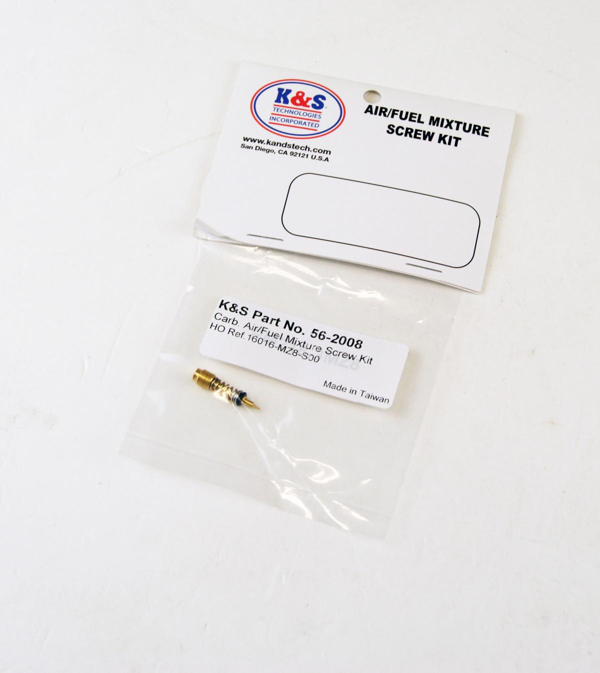 AIR FUEL SCREW KIT HONDA, 16016-MZ8-S00, HONDA, KS 56-2008