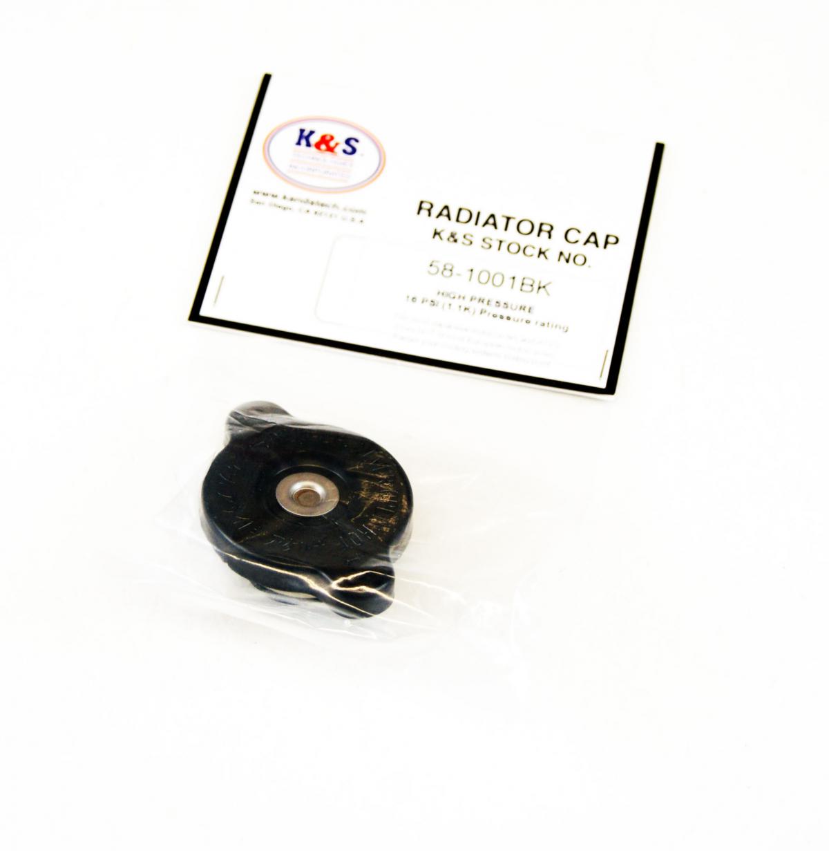 RADIATOR CAP 1:1 (16 psi) BLK 58-1001BK