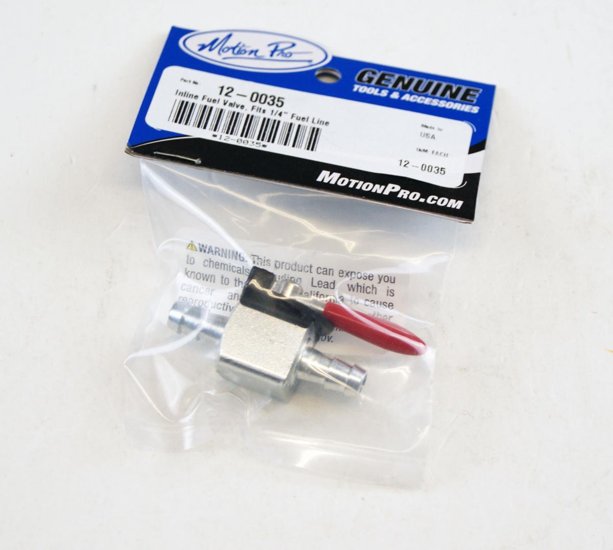 FUEL TAP INLINE 6mm - 1/4 MP12-0035, 18-601