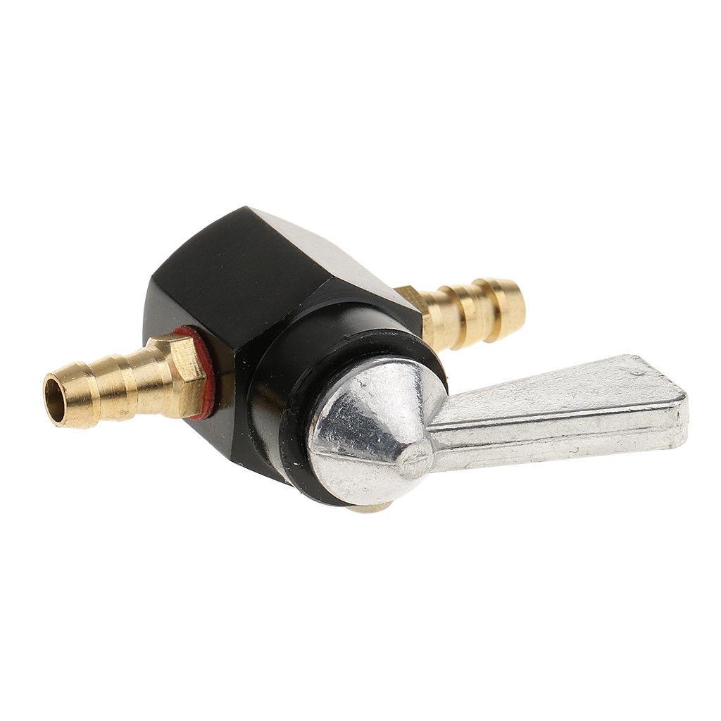 FUEL TAP INLINE BLACK