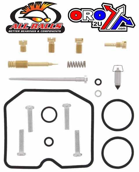 CARBURETOR REBUILD KIT 89-91 KAW KLF300, ALLBALLS 26-1229 ATV