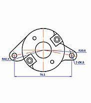 STARTER MOTOR SCOOTER 200cc, SIFAM, IND205