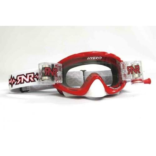 RNR HYBRID RED FULLY LOADED ROLL OFF, RED GOGGLE, GH45, ROLL & TEAR OFF