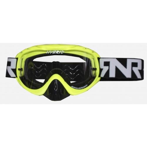 RNR HYBRID PSYCHO YEL TEAR OFF, PSYCHO YELLOW GOGGLE, GH61TO, TEAR OFF