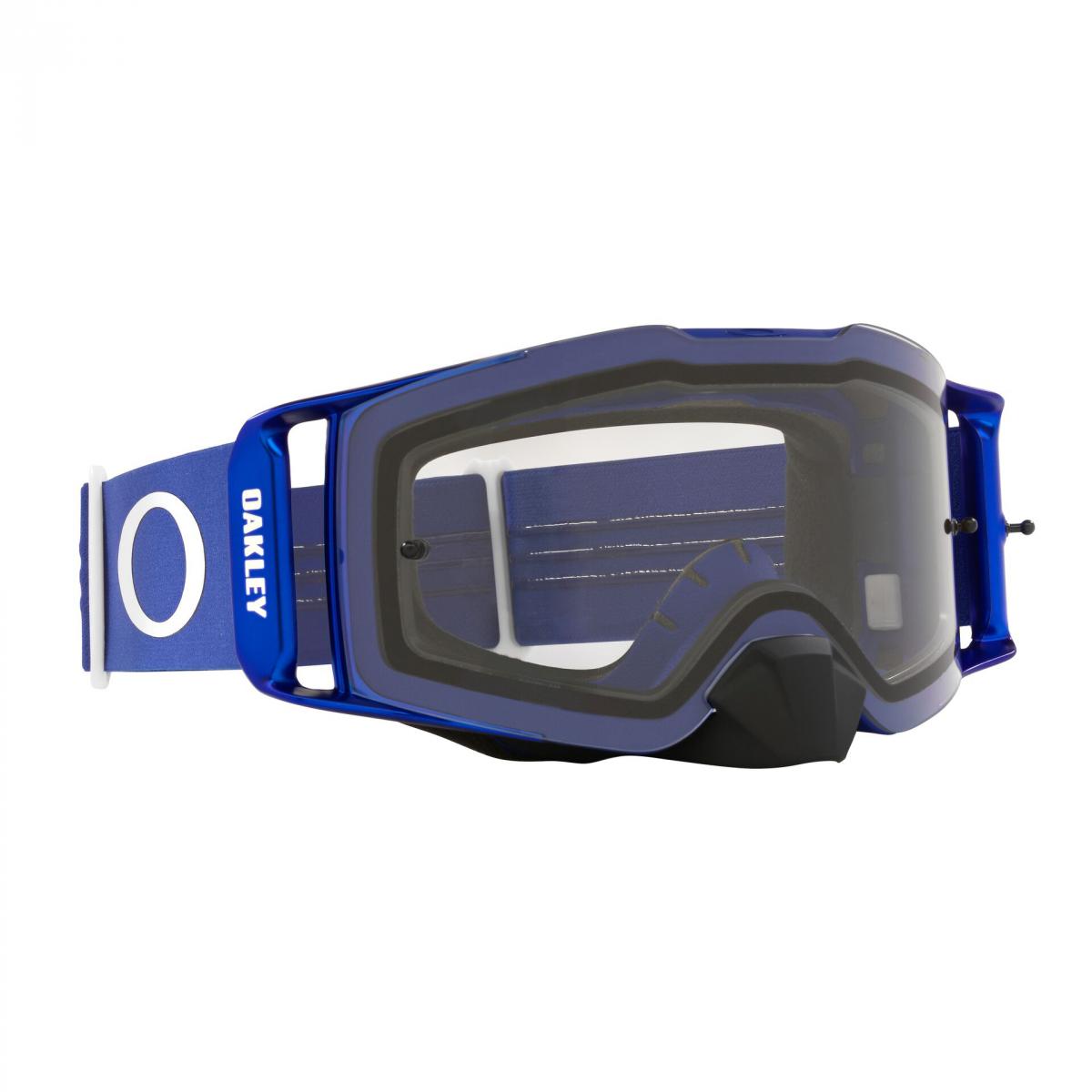 OAKLEY FRONT LINE MX MOTO BLUE, OA OO7087-77 CLEAR LENS, OA OO7087-77