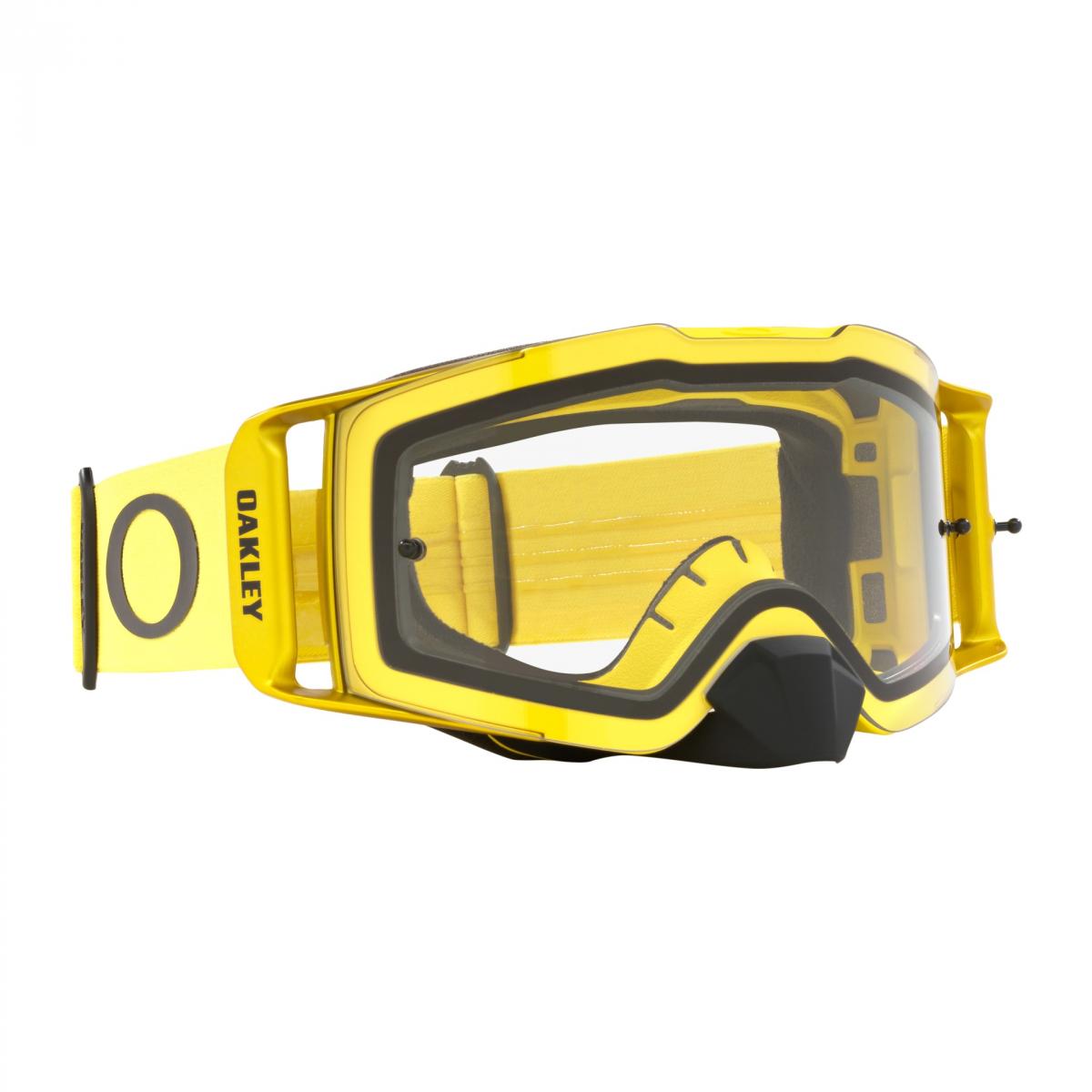 OAKLEY FRONT LINE MX MOTO YELLOW, OA OO7087-80 CLEAR LENS, OA OO7087-80