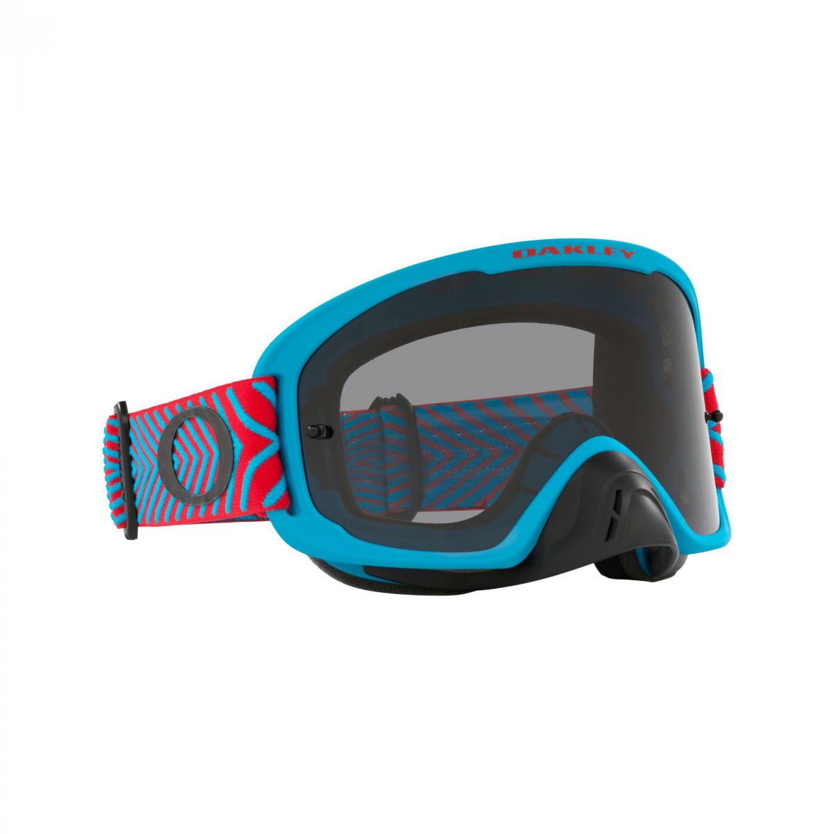 OAKLEY O FRAME 2.0 PRO MX MOTION BLUE, OA OO7115-40, DARK GREY LENS