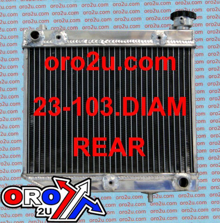 RADIATOR TRX450 04-09 HONDA, 008502, AC-10001 19010-HP1-601, 23-103