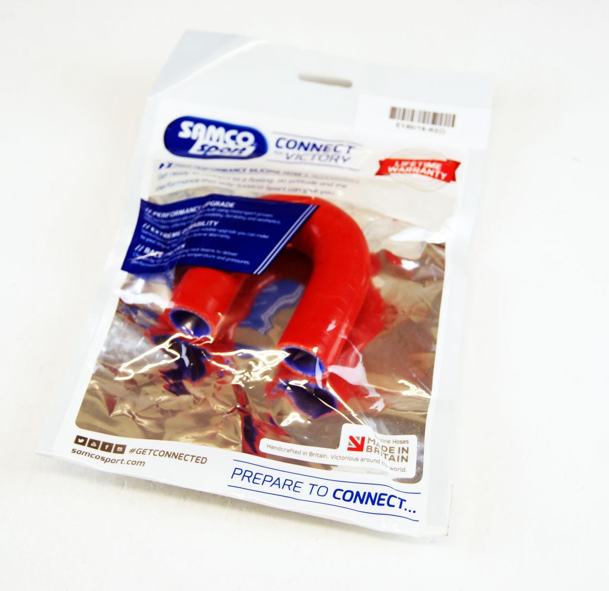SILICONE HOSE 19MM 180 BEND, RED, UNIVERSAL AIR, WATER, INTAKE