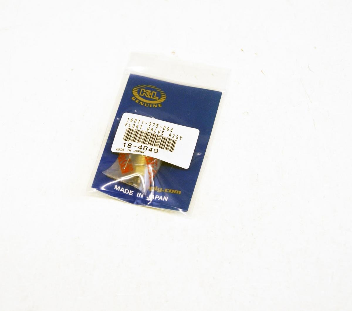 FLOAT VALVE 16011-375-004, K&L 18-4649 KEININ CB, XL, TL