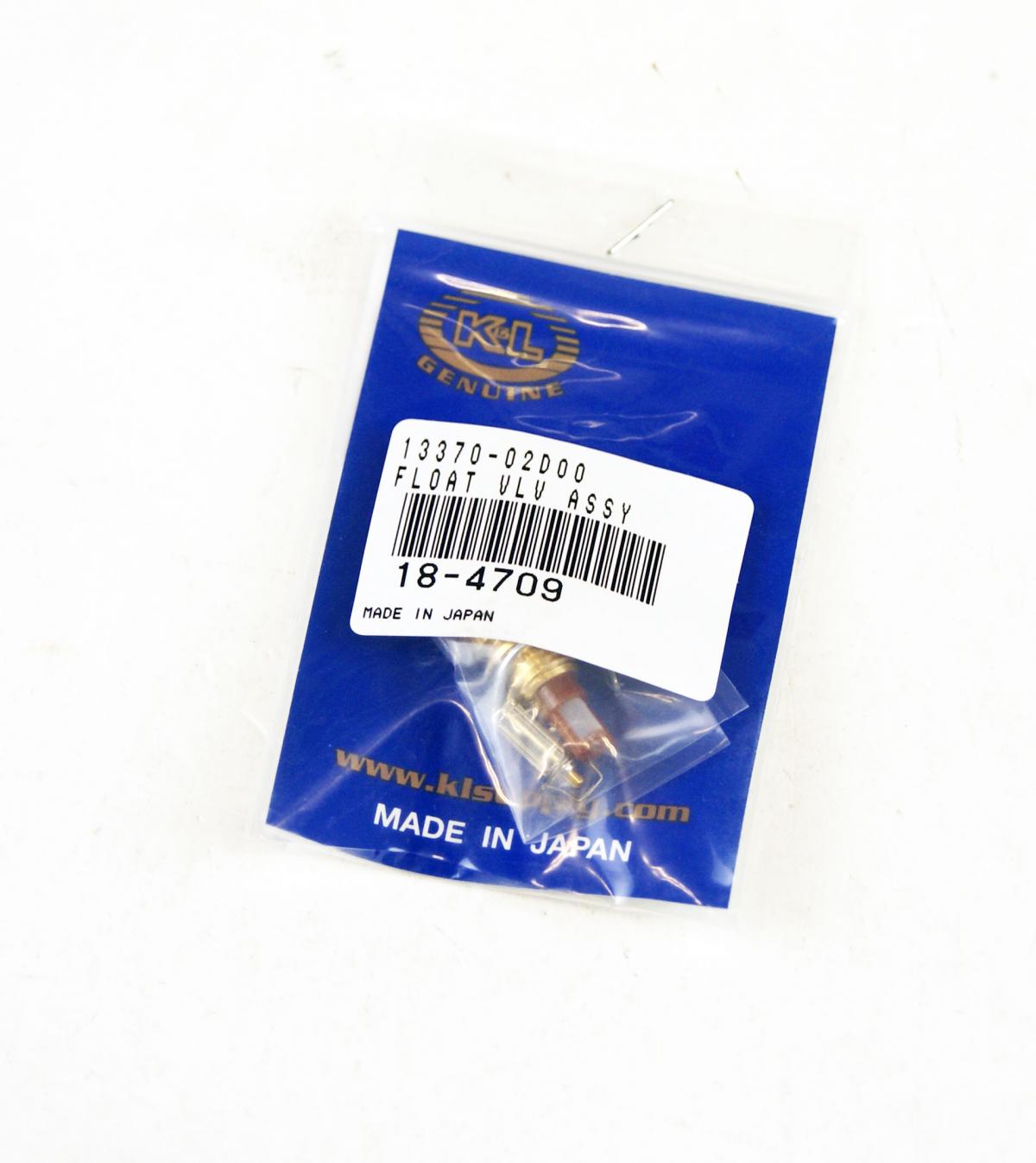 FLOAT VALVE ASSEMBLY, 13370-44B00, KL 18-4709, 13370-02D00