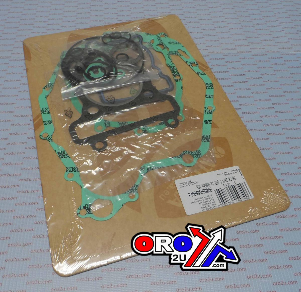GASKET FULL SET XT200, BW200, ATHENA P400485850206 YAMAHA
