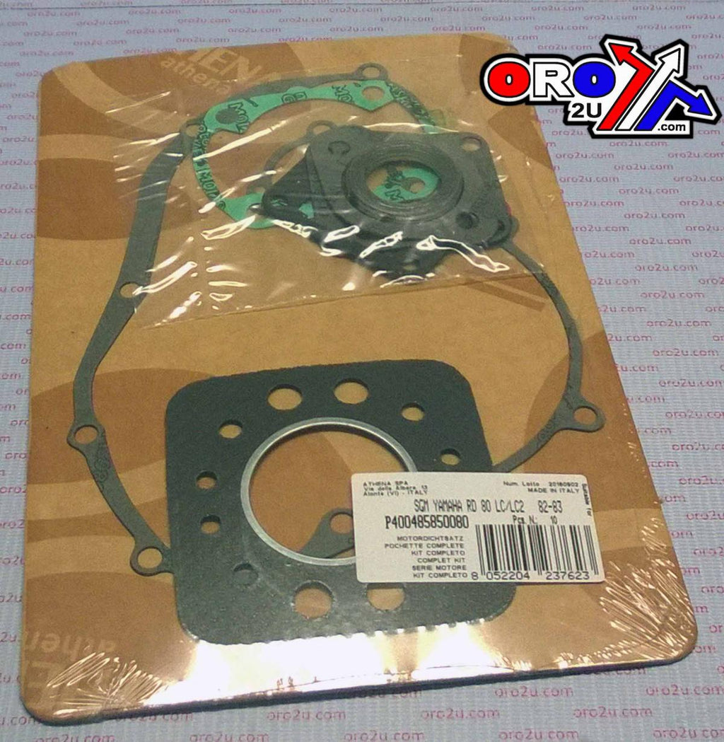 GASKET FULL SET RD80 82-83, ATHENA P400485850080 YAMAHA