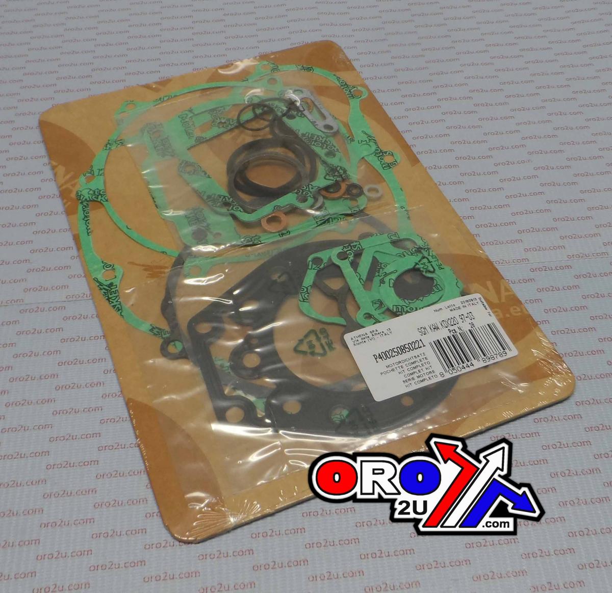 GASKET FULL SET KDX220 97-03, ATHENA P400250850221 KAWASAKI