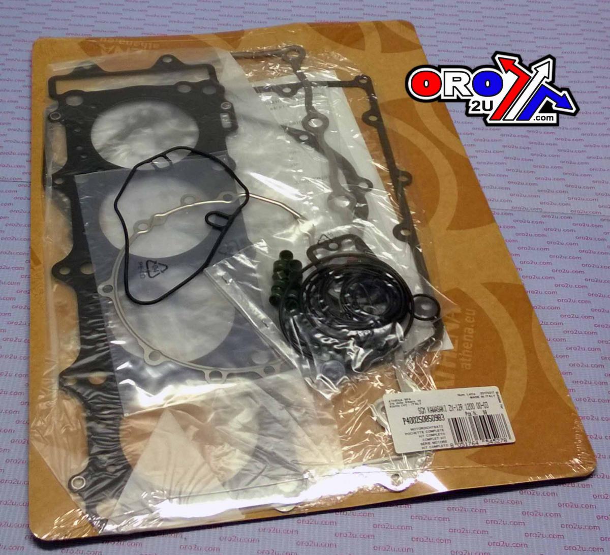 GASKET FULL SET NINJA ZX-12R 1200 00-03, ATHENA P400250850983 KAWASAKI