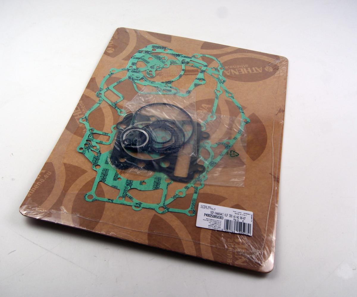 COMPLETE GASKET KIT KLF 300 BAYOU 86-87, ATHENA P400250850303 KAWASAKI