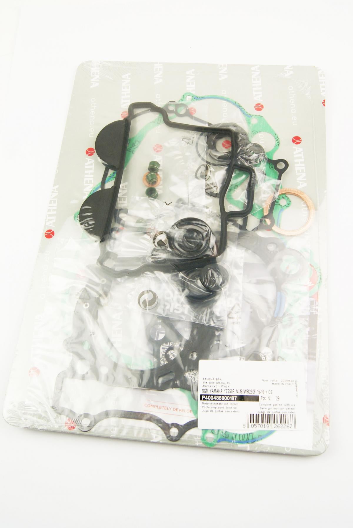 COMPLETE GASKET KIT WR/YZ 250 14-19, ATHENA P400485900187 YAMAHA