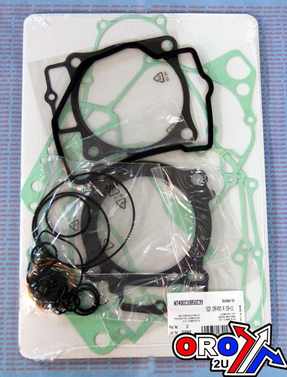 COMPLETE GASKET KIT CRE/CRF/CRM 450 09-16, ATHENA P400210850239 HONDA