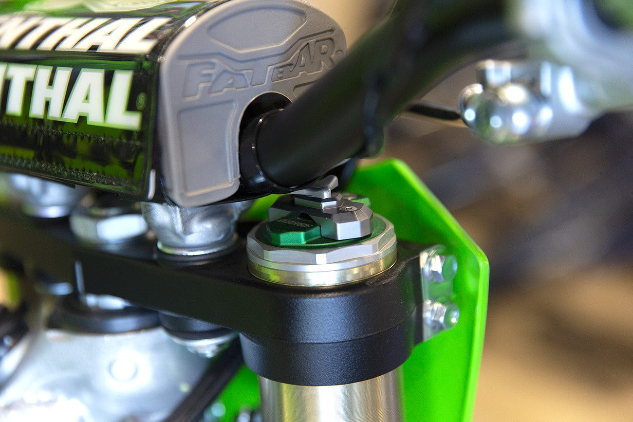 FORK COMPRESSION ADJUSTER SET, SHOWA FORKS WITH SHORT ADJUSTER, MOTION PRO 11-0122